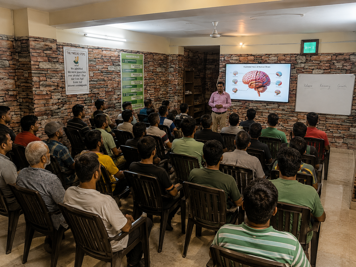 Counselling session room at SimranShri Rehabilitation Centre